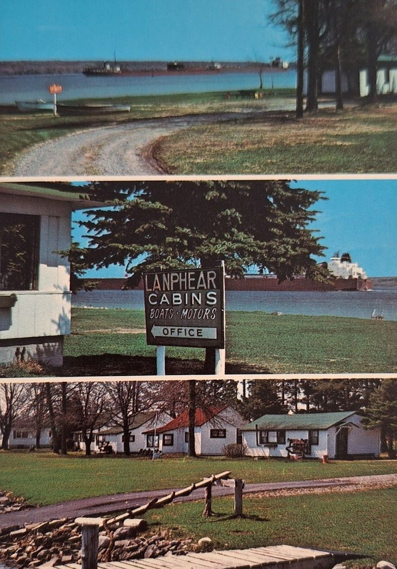 Lanphears Resort (Lanphear Cabins) - Old Postcard